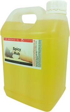 Spicy Rub Massage Oil - 2500ml (2.5 Litres)