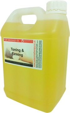 Toning & Firming Massage Oil - 2500ml (2.5 Litres)