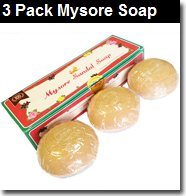 Mysore Sandal Soap - 3 Pack