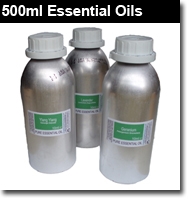 500ml Pure Essential Oils (A - C)