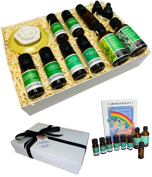 Aromatherapy Introductory Set A (With A Gloss White Gift Box) SAVE OVER 3.00!