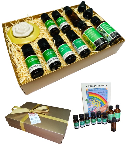Aromatherapy Introductory Set A (With A Gold Gift Box) SAVE OVER 3.00!