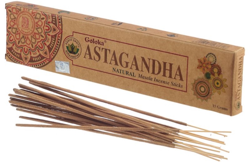 Goloka Astagandha Organic Masala Incense Sticks