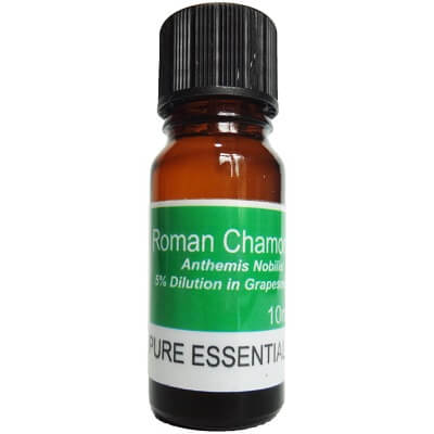 Chamomile Roman Essential Oil - Diluted in 5% Grapeseed Oil 10ml  