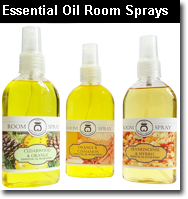 Room sprays with essential oils