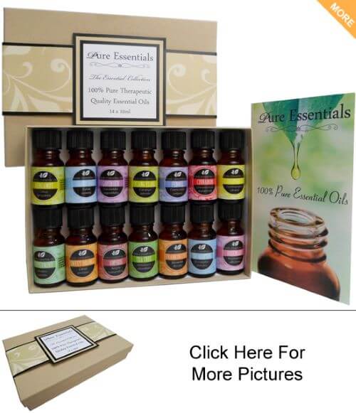 Essential Oils Set - Aromatherapy Oil Set - Beige Gift Box
