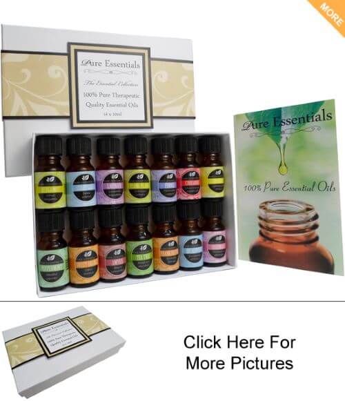 Essential Oils Set - Aromatherapy Oil Set - White Gift Box
