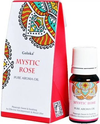 Goloka Mystic Rose Aroma Fragrance Oil - 10ml Bottle