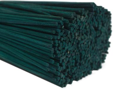 12 x Green Reed Diffuser Sticks - 25cm Long x 3mm