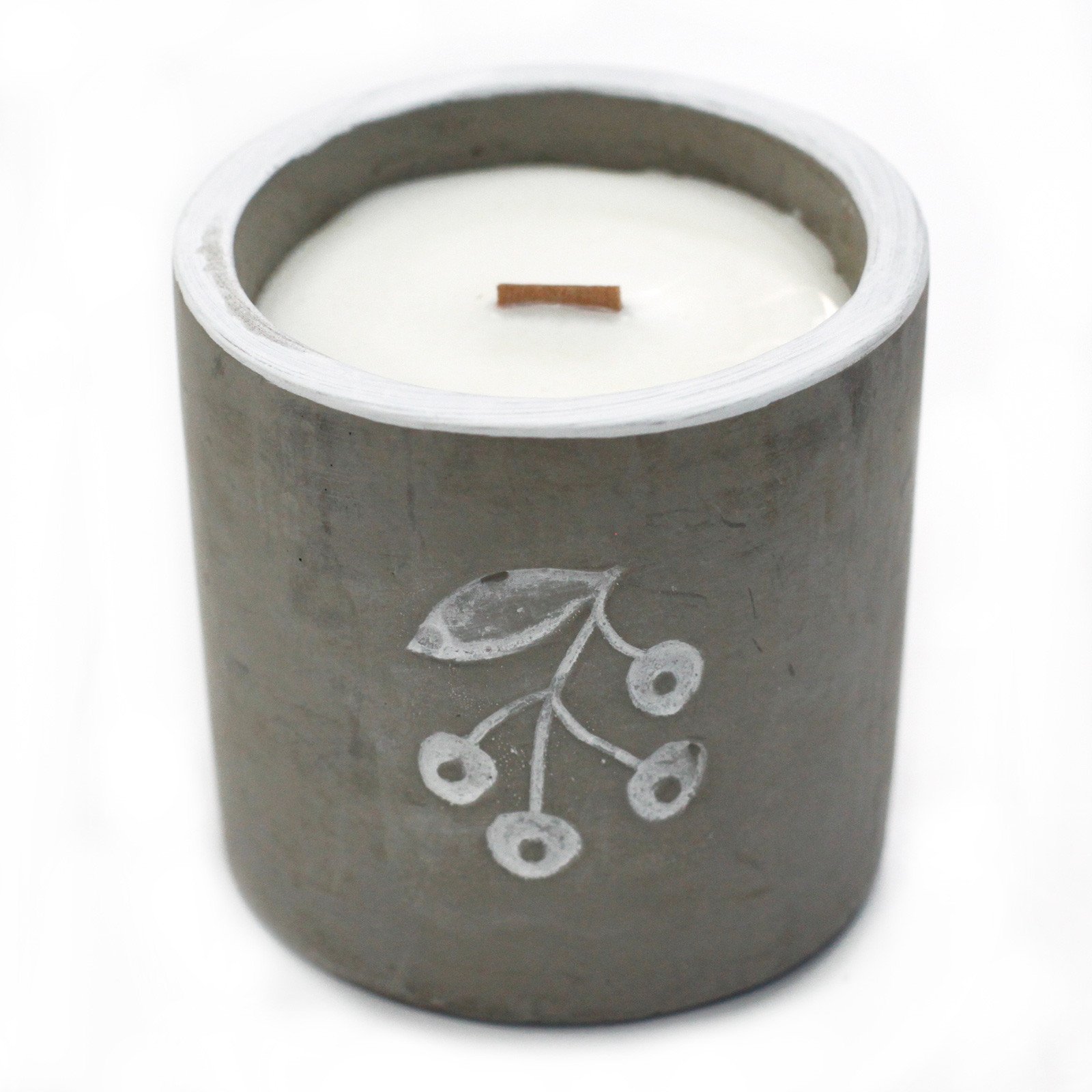 Wood Wick Soy Candle - Berrys - Juniper & Sweet Gin Scented