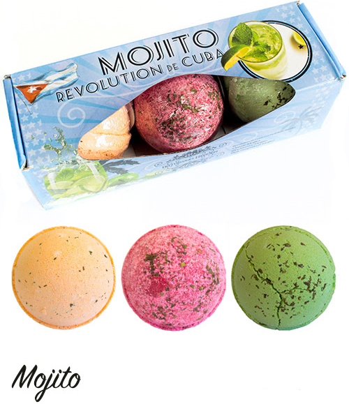 Set of Three Mojito Bath Bombs