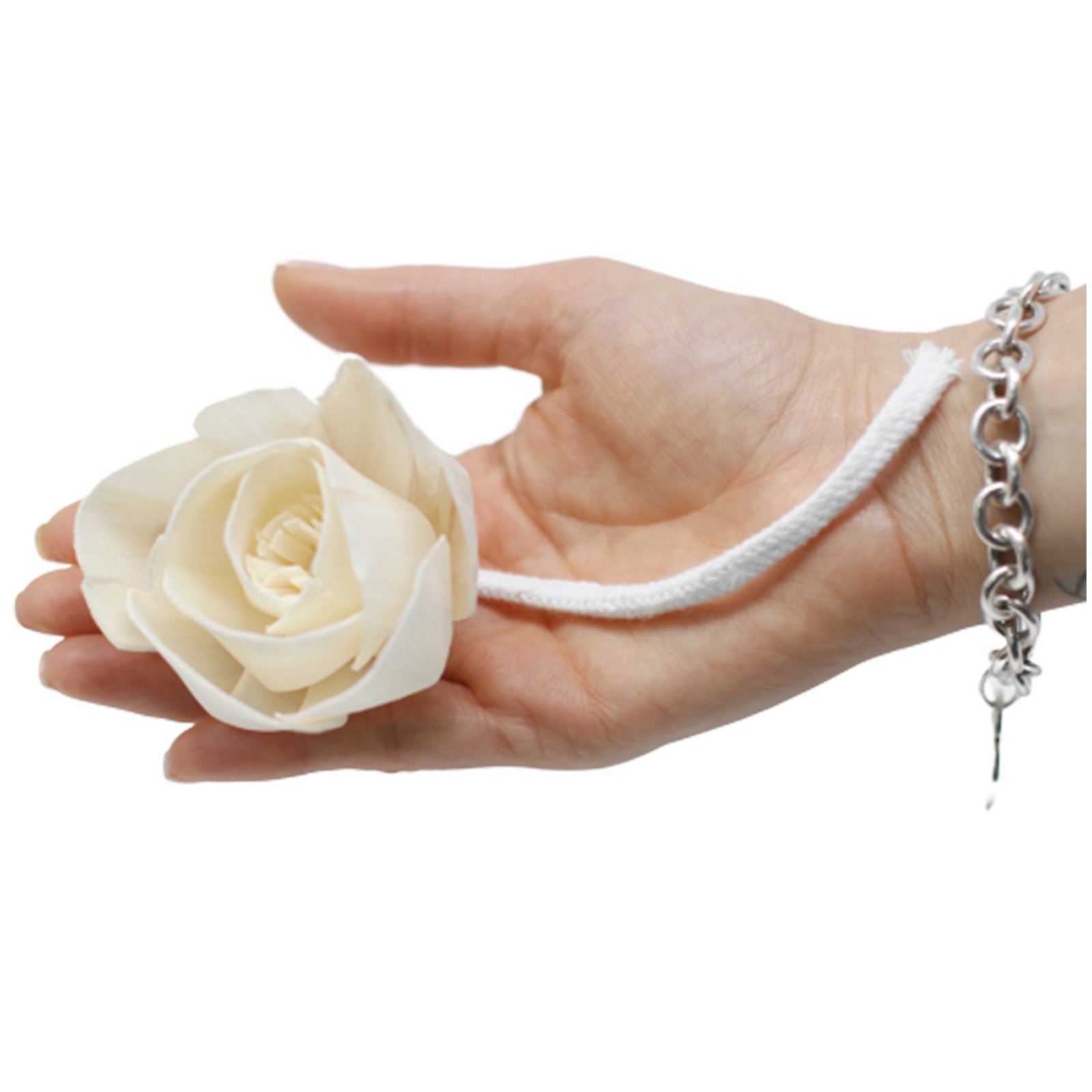 Natural Diffuser Flowers - Large Rose on String