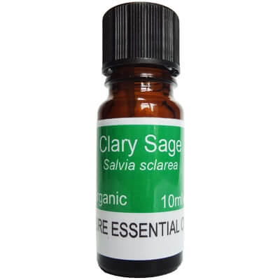 Organic Clary Sage Essential Oil 10ml - Salvia sclarea oil