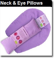 Eye and neck pillow organic lavender