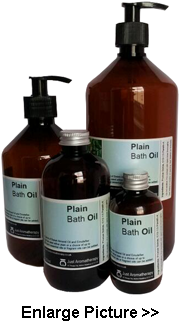 Plain Bath Oil 100ml - With Sweet Almond Oil