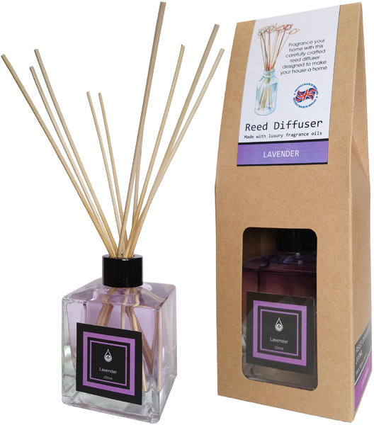 Lavender Pot Pourri Home Fragrance Reed Diffuser - 200ml With Reeds