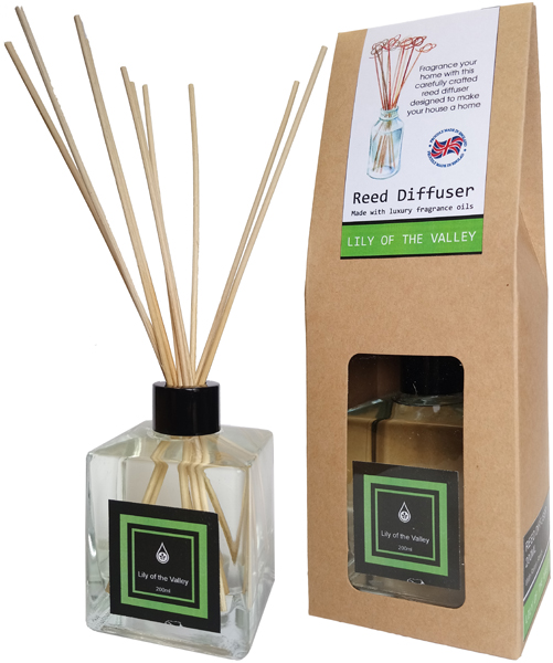 Lilly of the Valley Home Fragrance Reed Diffuser - 200ml With Reeds