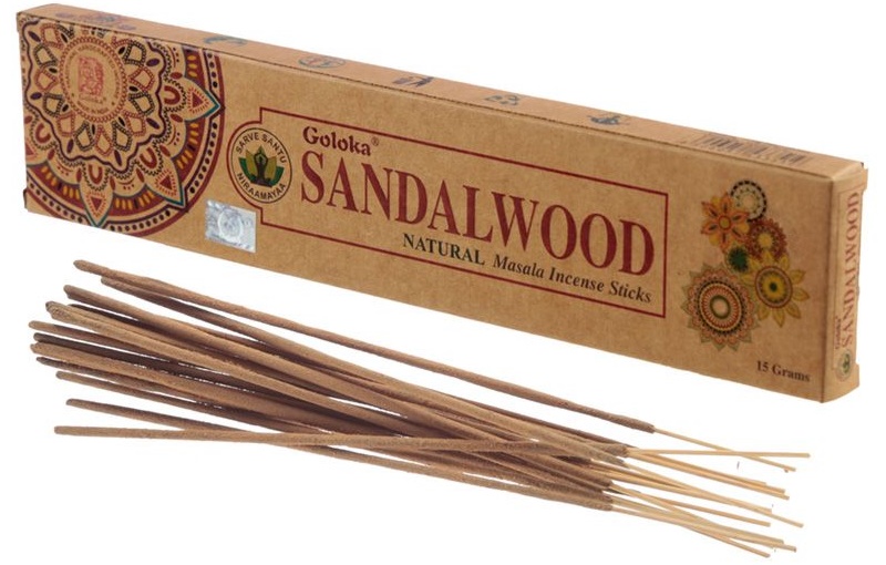 Goloka Sandalwood Organic Masala Incense Sticks