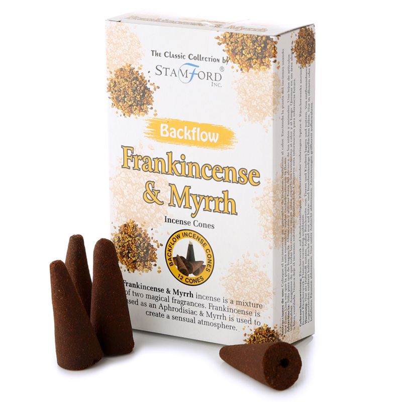 Frankincense and Myrrh - Stamford Backflow Incense Cones