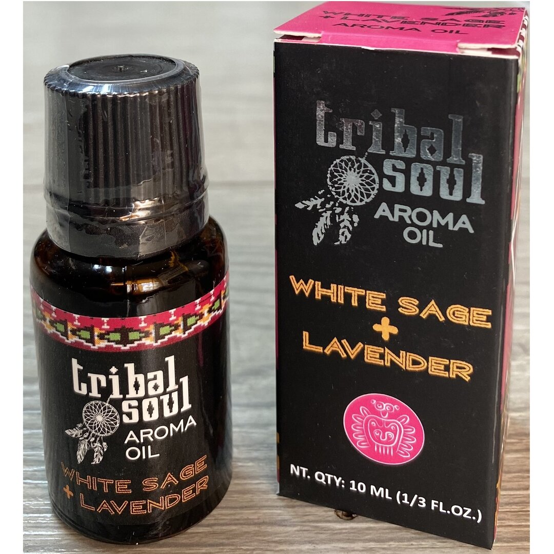 Tribal Soul Aroma Oil - White Sage & Lavender Fragrance