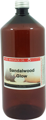 Sandalwood Glow Massage Oil - 1 Litre (1000ml)