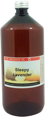 Sleepy Lavender Massage Oil - 1 Litre (1000ml)