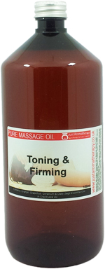 Toning & Firming Massage Oil - 1 Litre (1000ml)