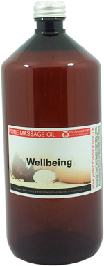 Wellbeing Massage Oil - 1 Litre (1000ml)