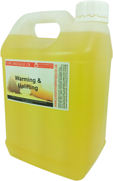 Warming & Uplifting Massage Oil - 2500ml (2.5 Litres)