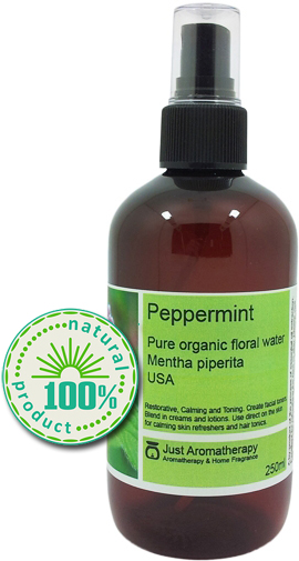 English (Organic) Peppermint Floral Water 250ml