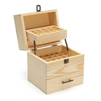 3 Tier Wooden Essential Oil Storage Box 