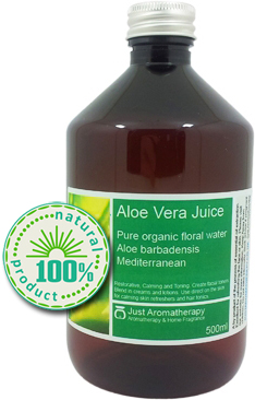 Aloe Vera Juice Organic Floral Water - 500ml.