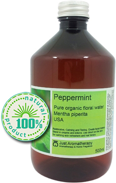 English (Organic) Peppermint Floral Water 500ml.