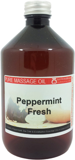 Peppermint Fresh Massage Oil - 500ml 