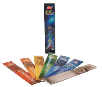 7 Chakras incense sticks pack