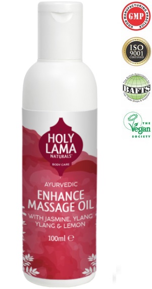 Holy Lama Naturals Ayurvedic Massage Oil - Enhance