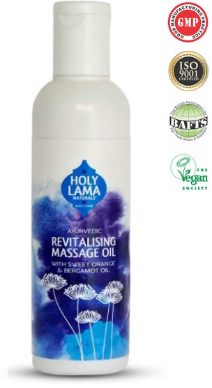 Holy Lama Naturals Ayurvedic Massage Oil - Revitalizing
