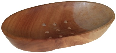 Oval - Mahogany Soap Dish