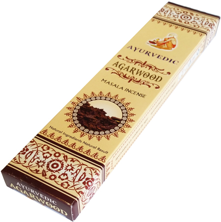 Agarwood Ayurvedic Masala Incense Sticks - Pack of 15 Premium Sticks