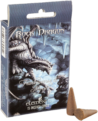 Rock Dragon Incense Cones by Anne Stokes