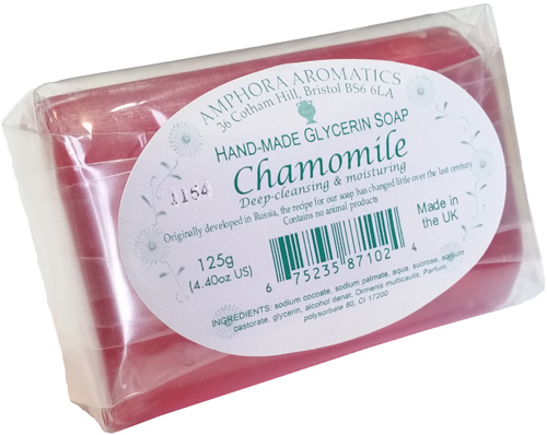 Chamomile Clear Vegetable Glycerin Soap - 125g