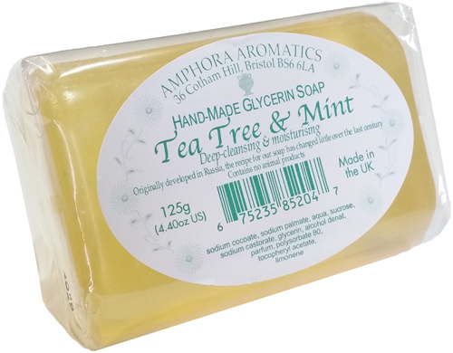 Tea Tree & Mint Clear Glycerine Soap - 125g