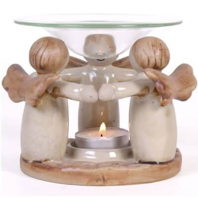 Angel ring design ceramic oil burner