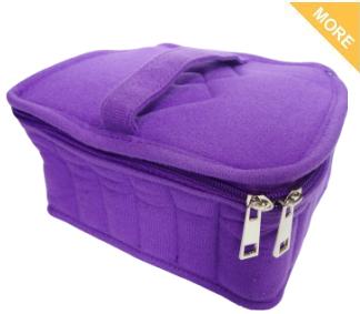 30 Oils - Purple Aromatherapy Oils Carry Storage Case