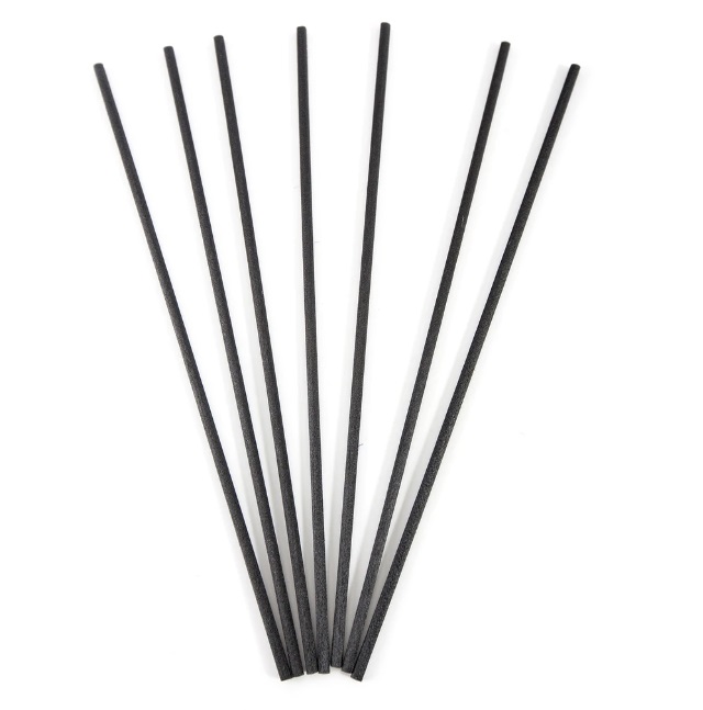 Black Fibre Reed Diffuser Sticks - 7 Per Pack