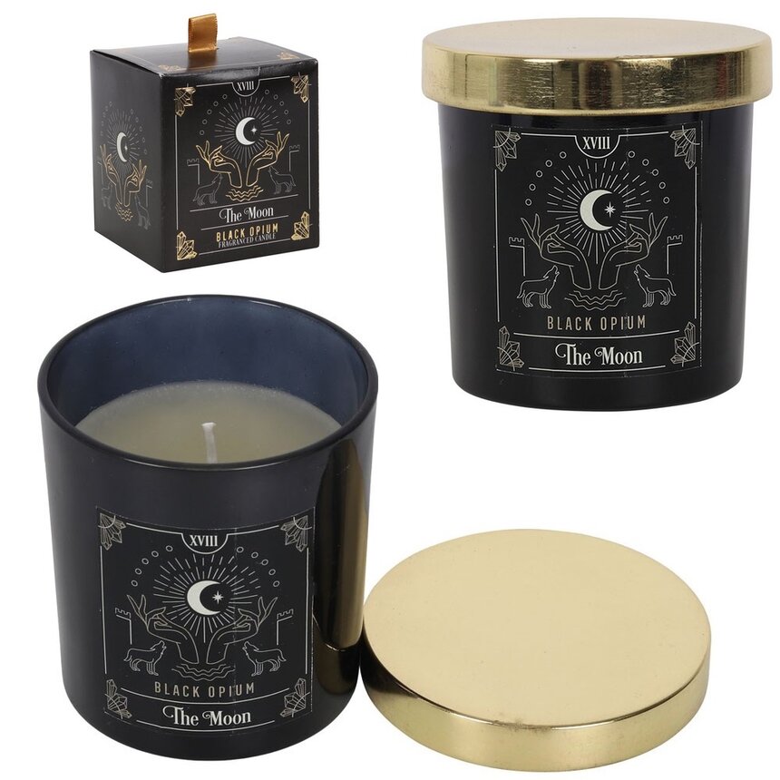 Scented | Black Opium Candle | Fragranced | Tarot Card Design