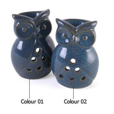 Blue Owl Candle Warmer Oil Burner Diffuser - Colour 02