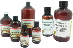 Mixed Sizes of Massage Oils