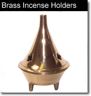 Brass Ash & Cone Holders