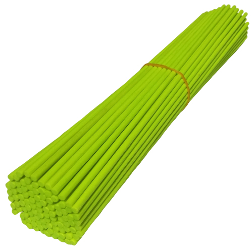 Bright Green Fibre Reed Diffuser Sticks - Pack of 8